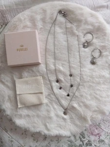 NEU Purelei Kalea & Solea & Ohringe Sun Edelstahl Silber Layering Look NP 111 € - Bild 1 von 14