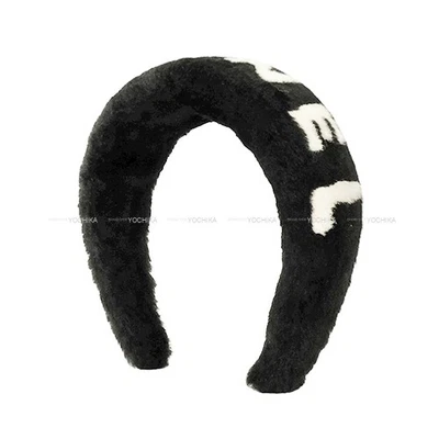 Diadema CHANEL Big Coco Mark Dos Tonos Negro (Negro)/Blanco (Blanco) S... Foto 1 de 4
