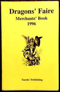 Dragon's Faire Merchants' Book 1996, from Touché Publishing, 32 pp stapled pb - Picture 1 of 5