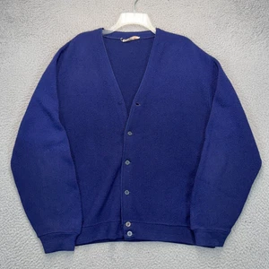 Cárdigan Izod Of London Para Hombres XL Azul Botón Frontal Acrílico Tejido Suéter De Colección - Imagen 1 de 12