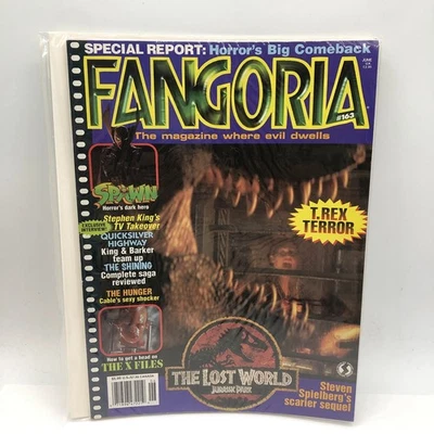 Fangoria Horror Magazine #163 June T. Rex Terror The Lost World Jurassic Park PB - Image 1 of 3