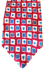 Geoffrey Beene 100 % Seide importierter Stoff HERGESTELLT IN DEN USA moderne Krawatte 59" x 4" - Bild 1 von 8