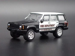 JEEP CHEROKEE XJ SPORT 4 DOOR SCOTTSDALE PA FIRE 1:64 SCALE DIECAST MODEL CAR - Picture 1 of 7