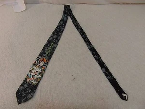 Para Hombres Auténtica Ed Resistente Águila Negra Serpiente Diseño de Tatuaje 100% Seda Cuello Corbata - Imagen 1 de 12