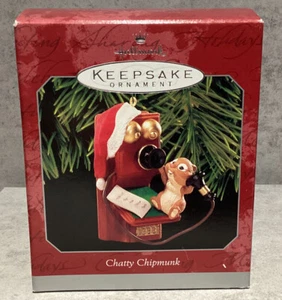 Hallmark 1998 Andenken Ornament Chatty Chipmunk - Bild 1 von 2