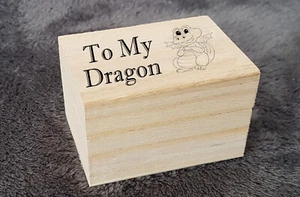 Personalised Engraved Jewlerey / Keepsake Box can be your own design - Picture 1 of 4