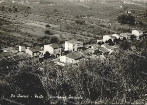 de235 cartolina la querce prato panorama parziale - Foto 1 di 2