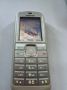(ORANGE NETWORK) Good Condition Nokia 6070 White Mobile Phone - Picture 1 of 2