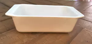 Pyrex #913 Peach Tan Beige Loaf Pan Meatloaf Baking Dish - EXC - Picture 1 of 9