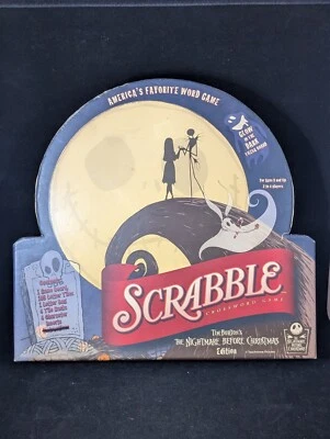 Hasbro Scrabble Tim Burton's The Nightmare Before Christmas Edition Missing Inst - Image 1 of 4