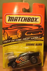 MATCHBOX 1993 SUPERFAST - COSMIC BLUES - BLACK - MB41 - Picture 1 of 5