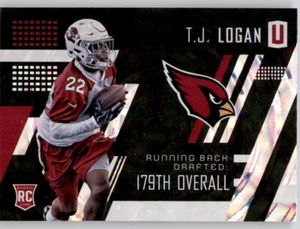 2017 Unparalleled Swirl TJ Logan Rookie RC Insert PWE Refractor Cardinals #259 - Picture 1 of 2