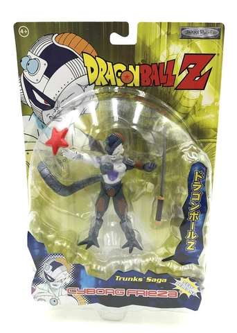 Dragon Ball Z Cyborg Frieza Figure Trunks Saga Jakks Pacific 2004 NEW Rare Cover