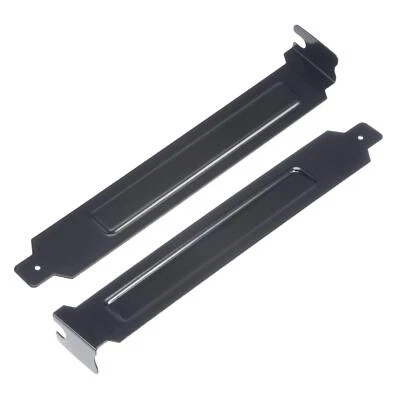 5pcs PCI Slot Covers with Screws for PC Case Dustproof Black - Image 1 of 4