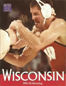 1995-96 Wisconsin Badgers College Wrestling Media Guide - Picture 1 of 1