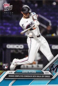2024 Topps Now 144 Dyne Myers Rookie's 1st Walk-Off Single 09/49 - ¡Envío gratuito! - Imagen 1 de 2