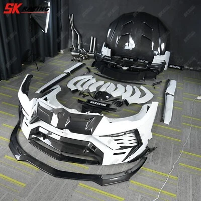 Kit de carrocería de medio carbono parachoques delantero trasero capó alerón para Lamborghini URUS 18-22 Foto 1 de 4