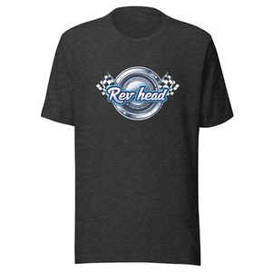 Classic Rev Head T-Shirt | Vintage Car Apparel for Enthusiasts - Picture 1 of 9
