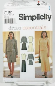 Pantalones Cortos Falda Top Simplicity 7182 Patrón Costura Misses Talla 12 14 16 FF - Imagen 1 de 3