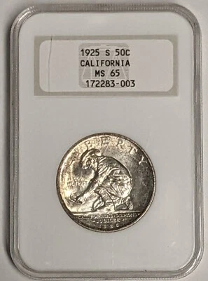 1925 S California Commemorative Half Dollar - NGC MS65 - Silver 50c - Image 1 of 4