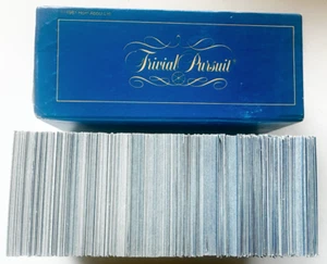 Trivial Pursuit Cards Card Game Piece Full Box for 1981 Master Genus Edition Ed. - Picture 1 of 10