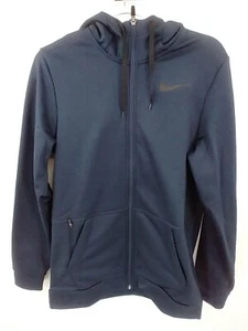 Nike Men's Therma Training Hoodie Small Blue Dri-Fit CU6231-451 NEW - Picture 1 of 7