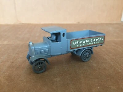 VINTAGE MATCHBOX MODELS OF YESTERYEAR AEC Y TYPE LORRY DARKER DARK GRAY NR MINT - Image 1 of 4