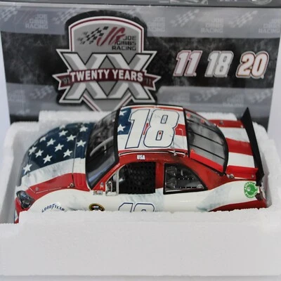 KYLE BUSCH 2011 ACTION #18 M&M's 9/11 TRIBUTE RED WHITE & BLUE TOYOTA MEGA XRARE - Image 1 of 4