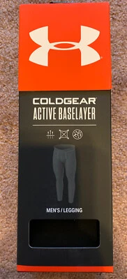 Under Armour ColdGear Base Layer Leggings 1360452-001 (Size XXL) NWT MSRP $60 - Image 1 of 2