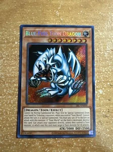 YUGIOH Blue-Eyes Toon Dragon SRL-EN000 GEHEIMNIS SELTEN IN DER NÄHE NEUWERTIG - Bild 1 von 5