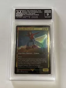 Max, The Daredevil Foil Secret Lair Mana Graded Commander 9 Near Mint - Picture 1 of 2