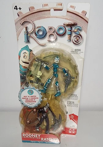 Robots The Movie Rodney Copperbottom & Ratchet (Mattel) 2004 Mix N' Match Figure Cover