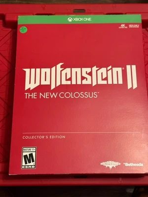 Wolfenstein 2 The New Colossus Collector's Edition Xbox One complete w/game - Image 1 of 4