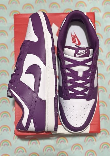 Nike Dunk Low Retro Uomo UK 10 5 EUR 11 5 Bianco Viotech Bianco