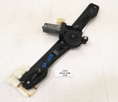 ✅ 12-18 OEM BMW F30 F80 335 340 M3 Puerta Trasera Derecha Pasajero Ventana Regulador Foto 1 de 4