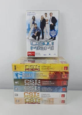 CSI : Miami Season 1 - 7 DVD Action Drama TV Series 1 2 3 4 5 6 & 7 Region 4 - image 1 of 4