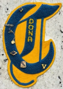 Vintage Letter Letterman Jacke Patch High School USA - Bild 1 von 3