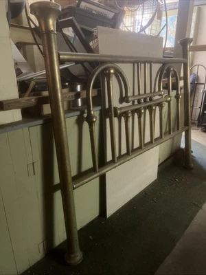 Cabecero vintage de latón - Queen Foto 1 de 4