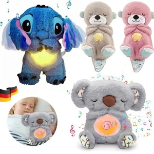 Schlummer,Ruhe Stitch Spieluhr Plüsch Kuscheltier mit Atembewegung und Musik - Bild 1 von 22