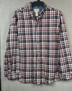 Blue Mountain Herren Hemd mit Knopfleiste XL kariert langarm rot blau bequem Western - Bild 1 von 8