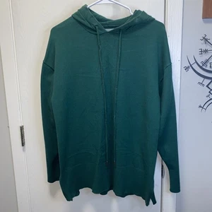Tek Gear grüner Pullover Hoodie weich Stretch Large  - Bild 1 von 5