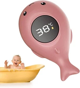 Baby Bath Thermometer Easy Read Tub Floating Toy Water Temperature UK - Picture 1 of 17