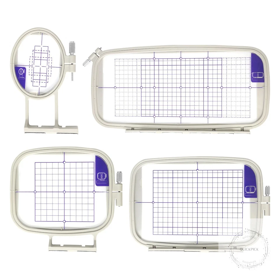 MagnaHoop Embroidery Hoops for Brother PE900 SE2000 PE800 SE1900 PE770 4in1-A