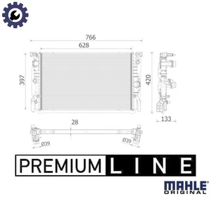 RADIATOR ENGINE COOLING CR 2223 000P FOR BMW 5/Van/G31/G30/F90/8/G1/F92 6/Gran - Picture 1 of 9