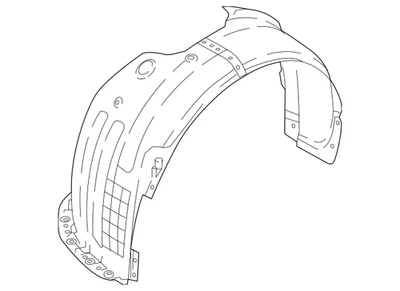 Forro de guardabarros delantero izquierdo genuino lado del conductor ⭐OEM⭐ Hyundai Accent 2018-2022 Foto 1 de 2