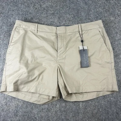 Tommy Hilfiger Khaki Hollywood Shorts Womens 14 NWT Chino Casual Cocktail Party - Image 1 of 4