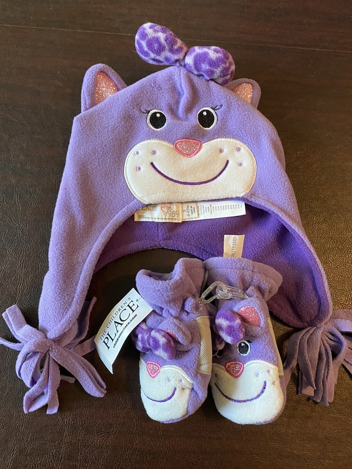 Nuevo sombrero y manopla infantil niña talla S (6-12 meses) Foto 1 de 1