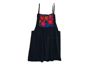 Abito donna messicano fatto a mano con ricami floreali - Taglia S - Foto 1 di 4
