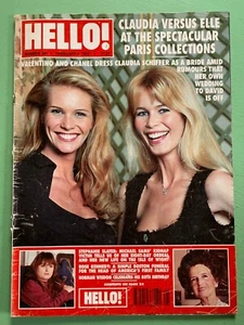 HELLO! 4-Feb-1995 Elle Macpherson Claudia Schiffer Stephanie Slater Rose Kennedy - Picture 1 of 2