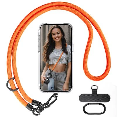 New Universal Cell Phone Carrying Lanyard Leash Lanyard Crossbody Neck Strap USA - Image 1 of 4